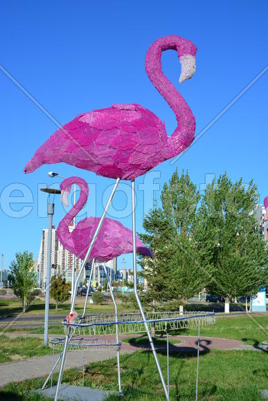 Астана - уличная скульптура. Достопримечательности Казахстана. 