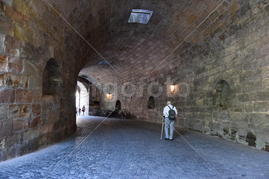 Германия - город Нюрнберг. Памятник архитектуры 