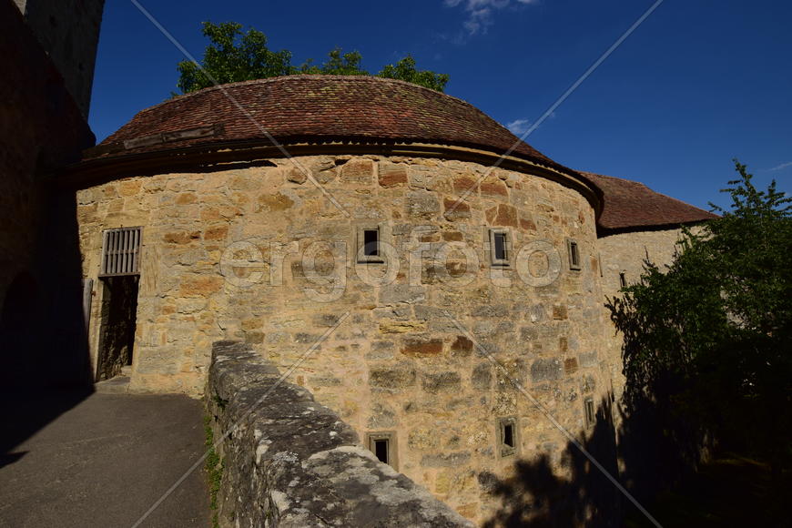 Исторический город Ротенбург в Баварии. 