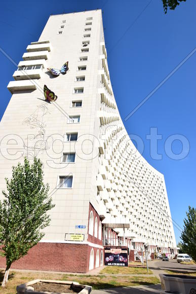 Астана - многоэтажные жилые дома. Архитектура Казахстана 