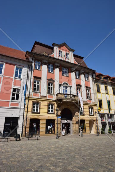 Германия - город Ансбах под Нюрнбергом. Памятник архитектуры 