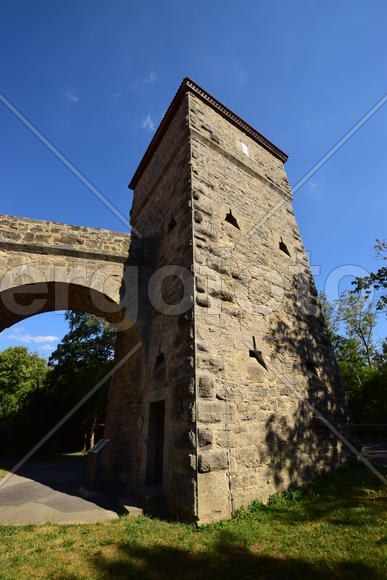 Исторический город Ротенбург в Баварии.