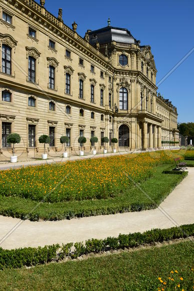 Германия - Город Вюрцбург, резиденция