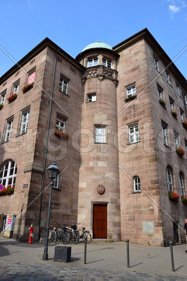 Германия - город Нюрнберг. Памятник архитектуры 