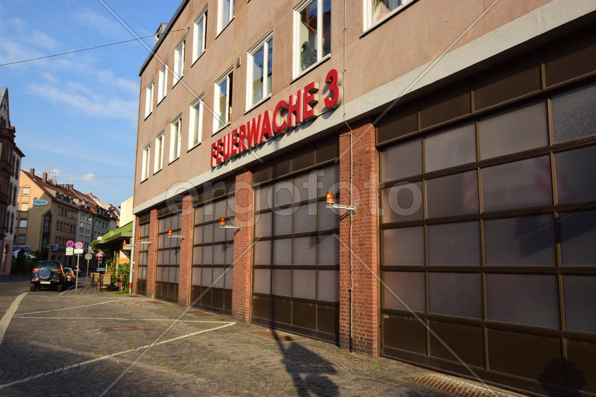 Германия - город Нюрнберг. Современная архитектура 