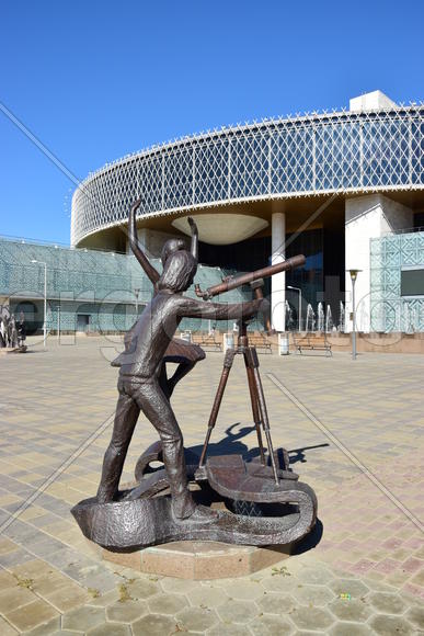 Астана - уличная скульптура. Достопримечательности Казахстана. 