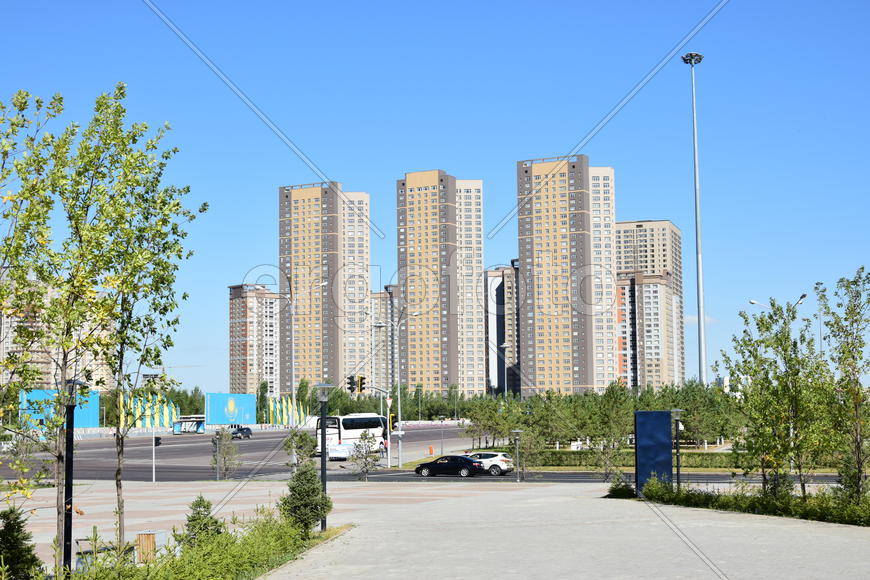 Астана - Площадь независимости. Казахстан