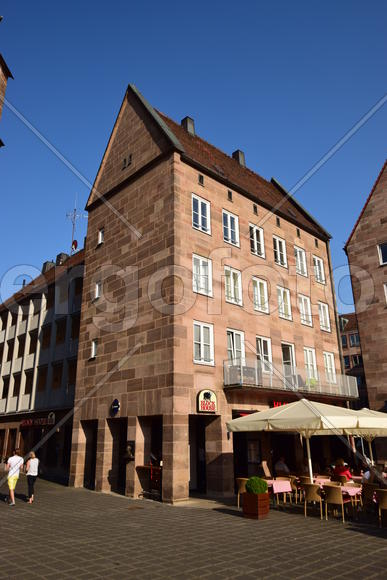 Германия - город Нюрнберг. Памятник архитектуры 