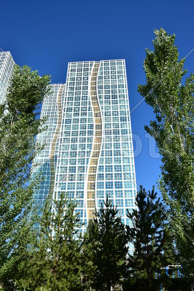 Астана - многоэтажные жилые дома. Архитектура Казахстана 