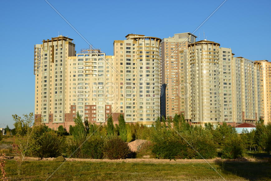 Астана. Городская архитектура. Современные высотные здания 
