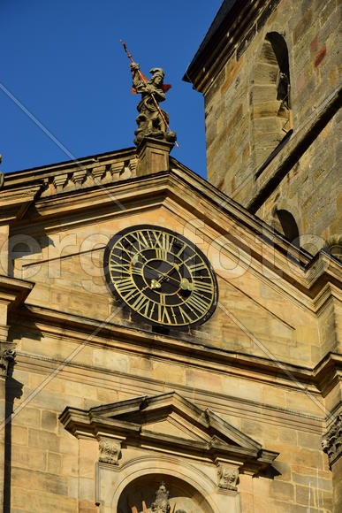 Германия - город Бамберг. Фасад здания 