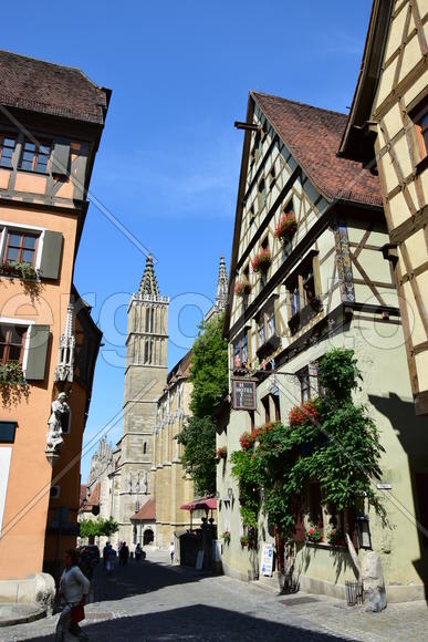 Германия - исторический город Ротенбург в Баварии