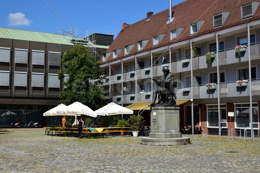 Германия - город Нюрнберг. Современная архитектура 