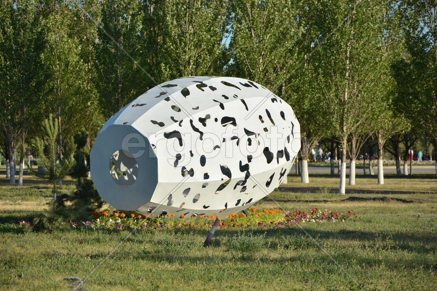 Астана - уличная скульптура. Достопримечательности Казахстана. 