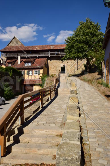 Исторический город Ротенбург в Баварии. 