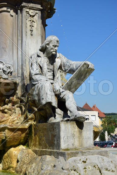 Германия - Город Вюрцбург, памятник 