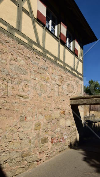 Исторический город Ротенбург в Баварии.