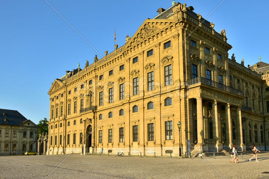 Город Вюрцбург резиденция