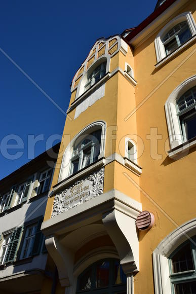 Германия - город Бамберг. Жилые дома 