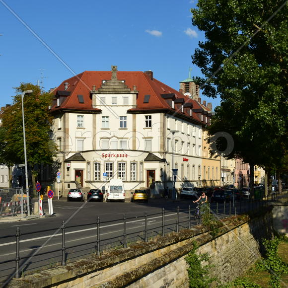 Германия - город Бамберг. Памятник архитектуры 