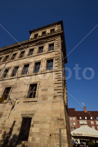 Германия - город Нюрнберг. Памятник архитектуры 