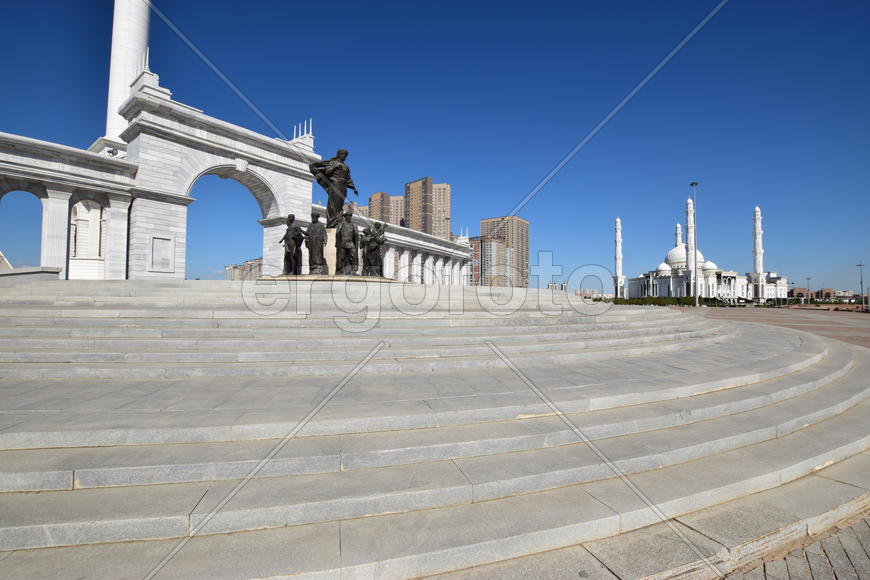 Астана - Площадь независимости. Казахстан