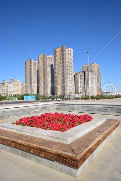 Астана - Площадь независимости. Казахстан