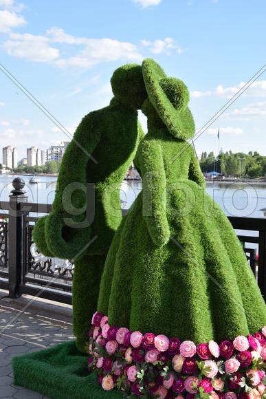 Астана. Уличная скульптура. Казахстан 