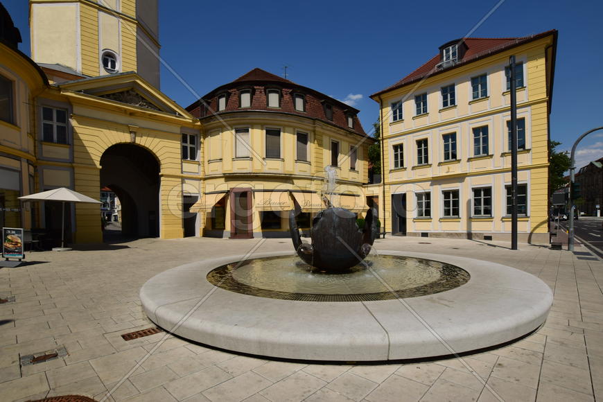 Германия - город Ансбах под Нюрнбергом