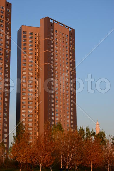 Астана - многоэтажные жилые дома