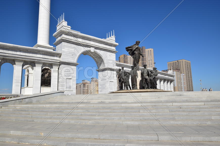 Астана - Площадь независимости. Казахстан