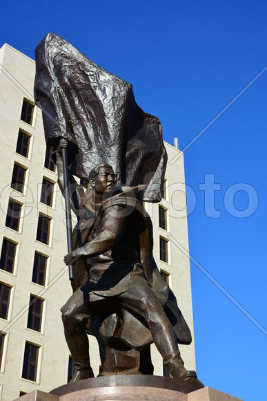 Астана - уличная скульптура. Достопримечательности Казахстана. 