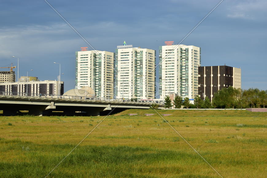 Астана. Городская архитектура. Современные высотные здания 