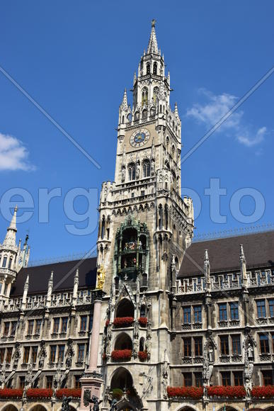 Германия. Мюнхен. Фасад старинного здания 