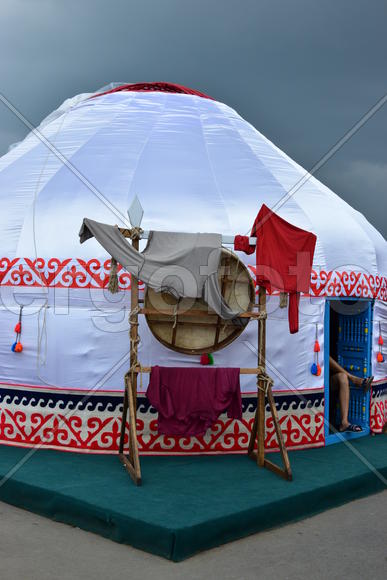 Празднование дня города в Астане. Казахстан