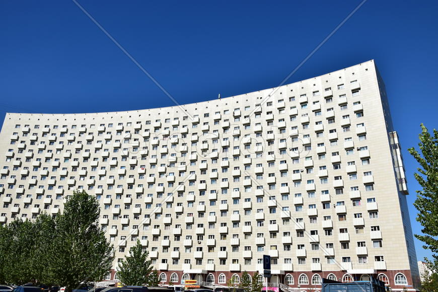 Астана - многоэтажные жилые дома. Архитектура Казахстана 