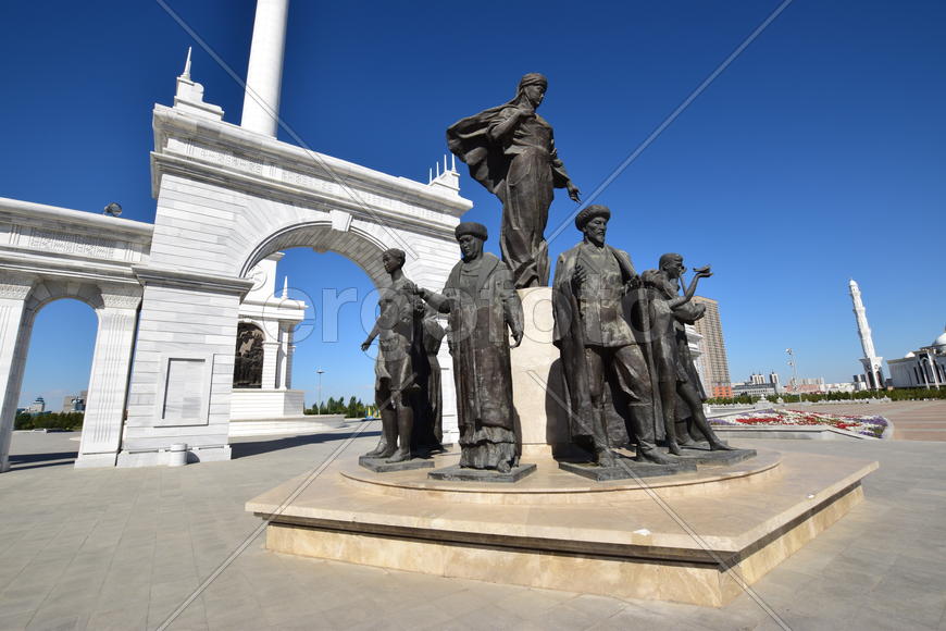 Астана - Площадь независимости. Казахстан