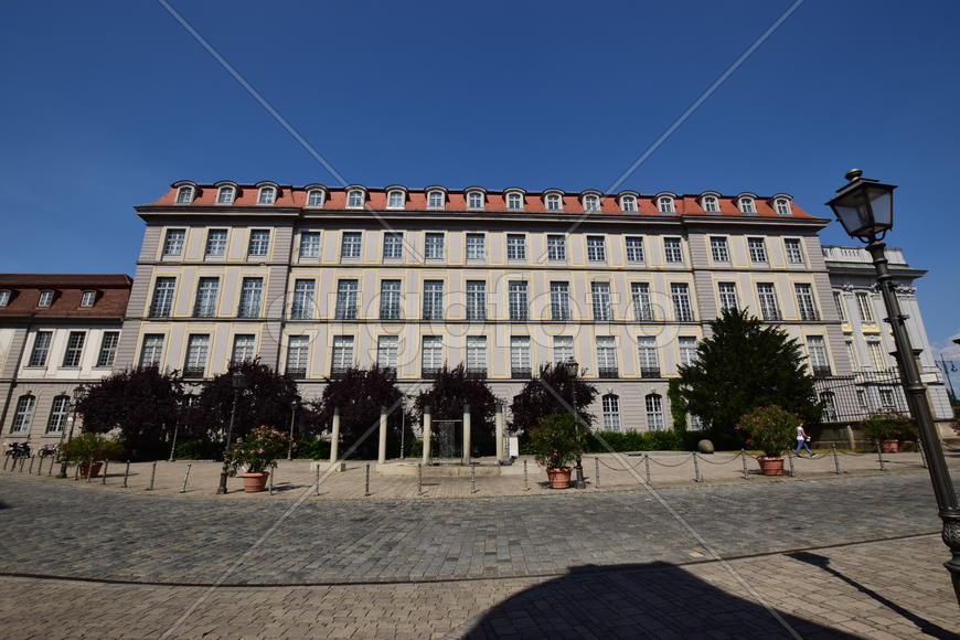 Германия - город Ансбах под Нюрнбергом. Памятник архитектуры 