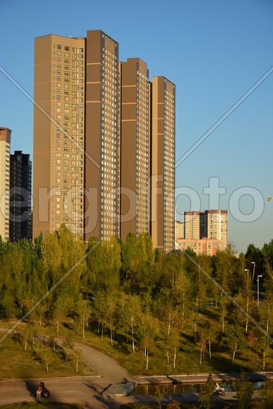 Астана. Городская архитектура. Современные высотные здания 
