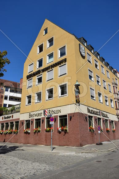 Германия - город Нюрнберг. Памятник архитектуры 