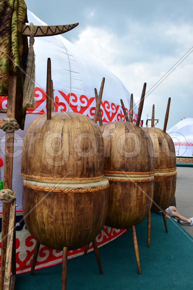 Празднование дня города в Астане. Казахстан