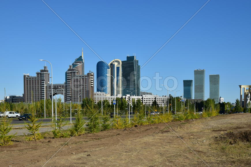 Астана - высотные здания 