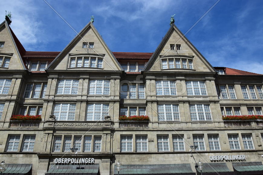 Германия. Мюнхен. Фасад старинного здания 