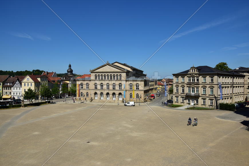 Германия, город Кобург -  памятник архитектуры 