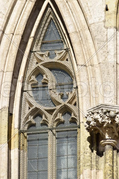 Германия - город Регенсбург. Фасад старинного здания 