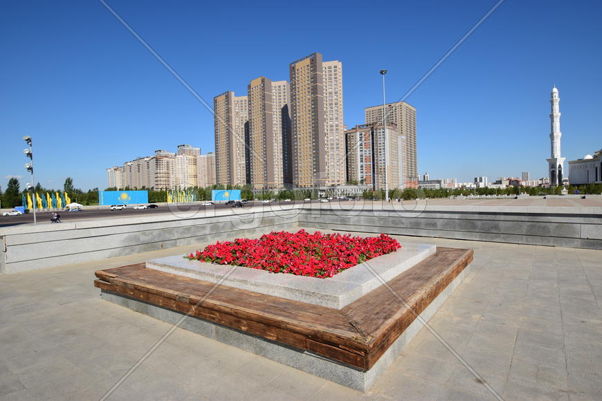 Астана - Площадь независимости. Казахстан