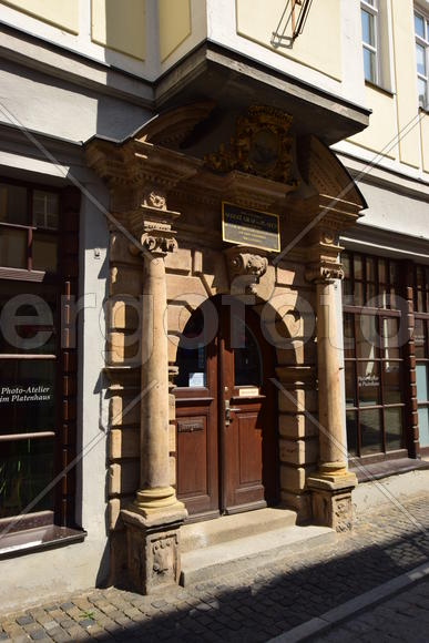 Германия - город Ансбах под Нюрнбергом. Памятник архитектуры 