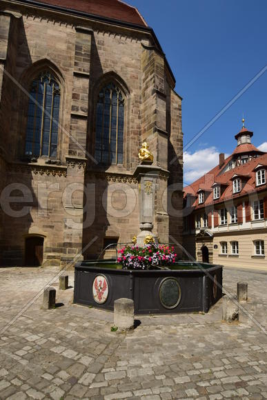 Германия - город Ансбах под Нюрнбергом