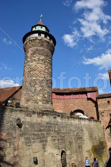 Германия - город Нюрнберг. Памятник архитектуры 