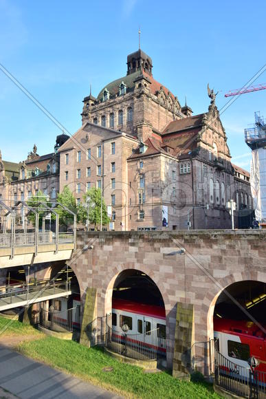 Германия - город Нюрнберг. Памятник архитектуры 